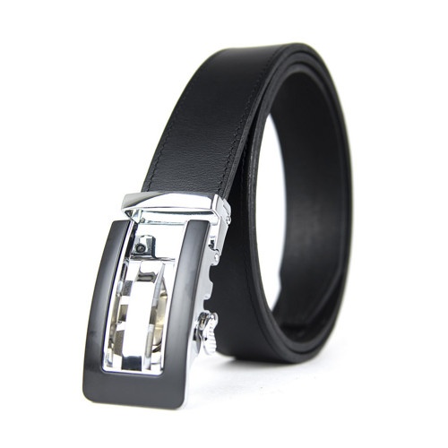 Kožený opasok, 3.5cm, automatická pracka,SILVERBOX — foto 4