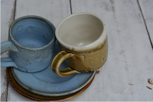 Porcelán s ptákem, 130 ml — foto 3