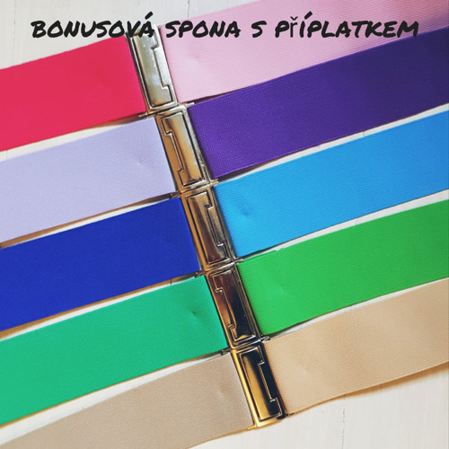 Pin up pásek - smetanová — foto 2
