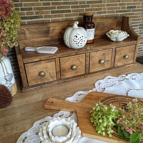 Rustikální skřínka se šuplíky — foto 3