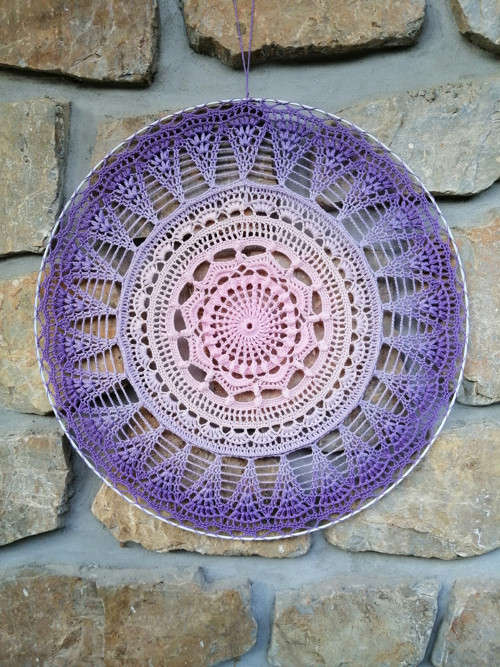 Háčkovaná mandala — foto 3