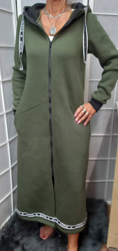 KABÁT Khaki ACTIVE-dlouhý — foto 3