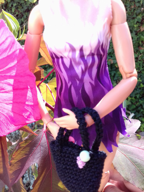 Háčkovaná kabelka pro Barbie panenky — foto 4