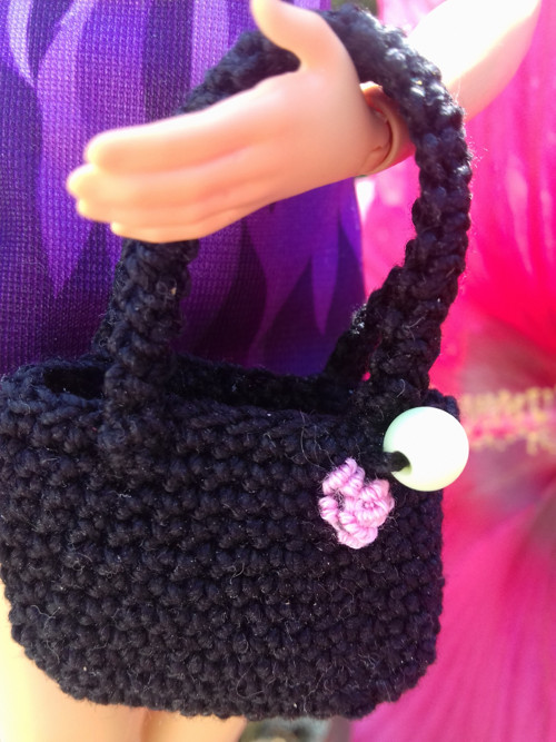 Háčkovaná kabelka pro Barbie panenky — foto 6