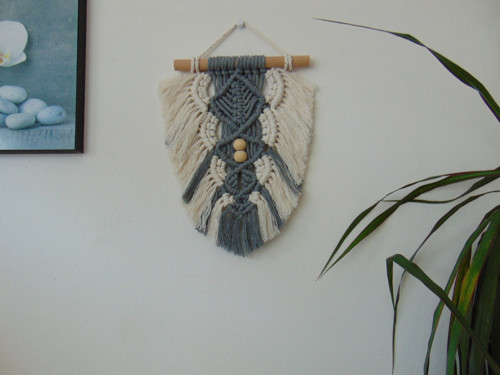 Macramé list-dekorace — foto 2