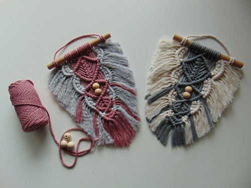 Macramé list-dekorace — foto 3