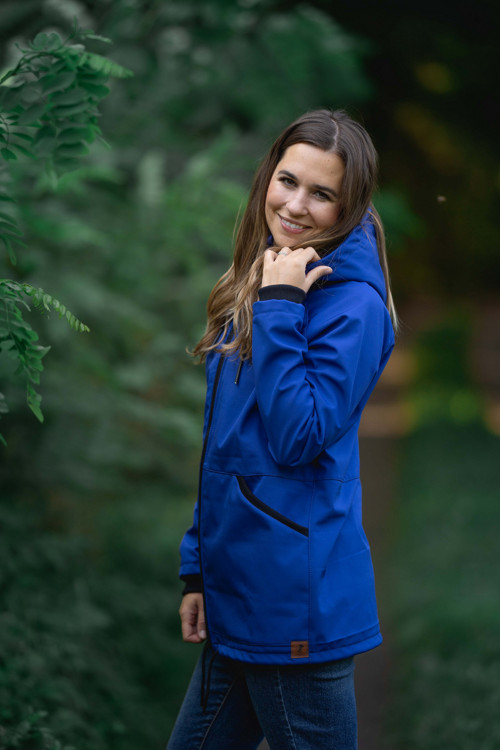 Softshellová bunda Lili královsky modrá — foto 2