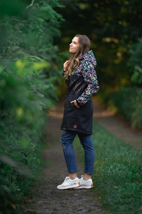 Softshellová parka Kombi bobule + černá — foto 5