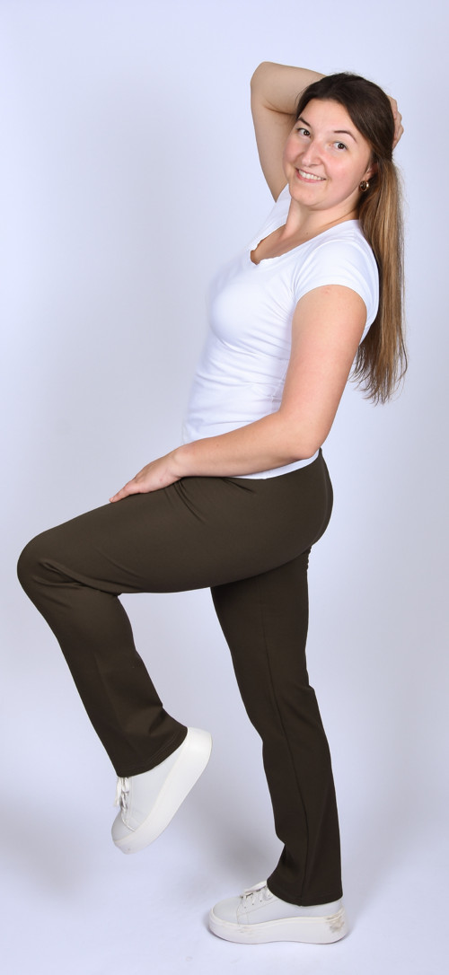 Khaki kalhoty — foto 6