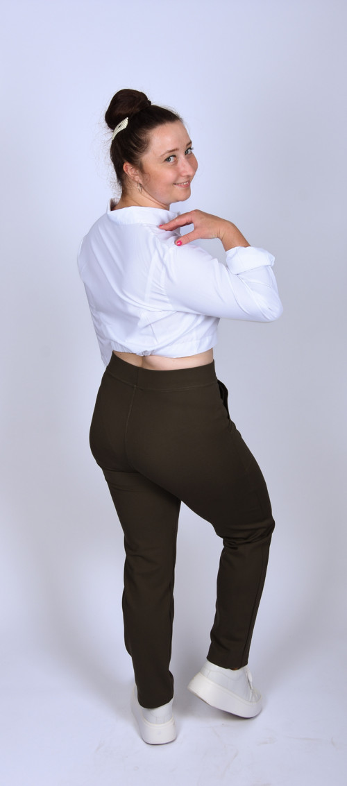 Khaki kalhoty s kapsami — foto 5