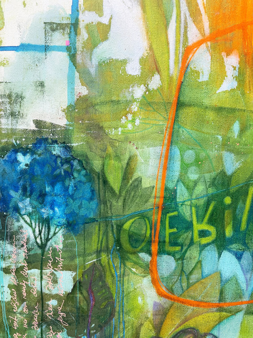 Vireo / originální obraz - 50x50cm — foto 5