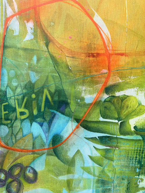 Vireo / originální obraz - 50x50cm — foto 4