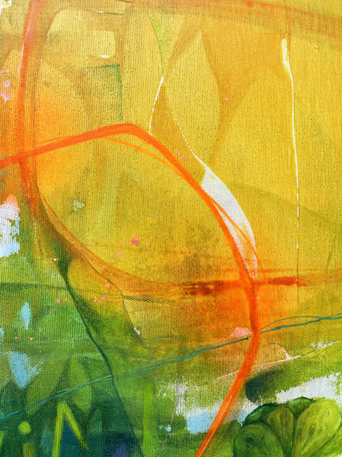 Vireo / originální obraz - 50x50cm — foto 3