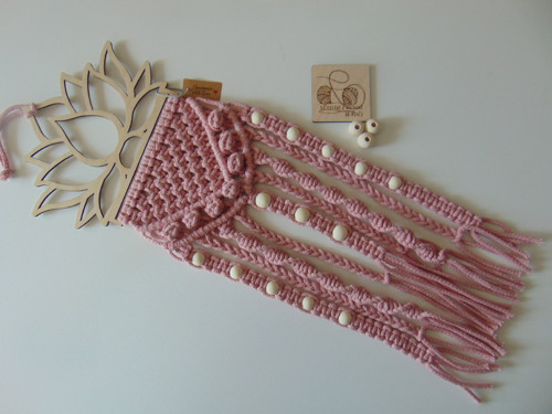 Macramé lotos-dekorace — foto 2