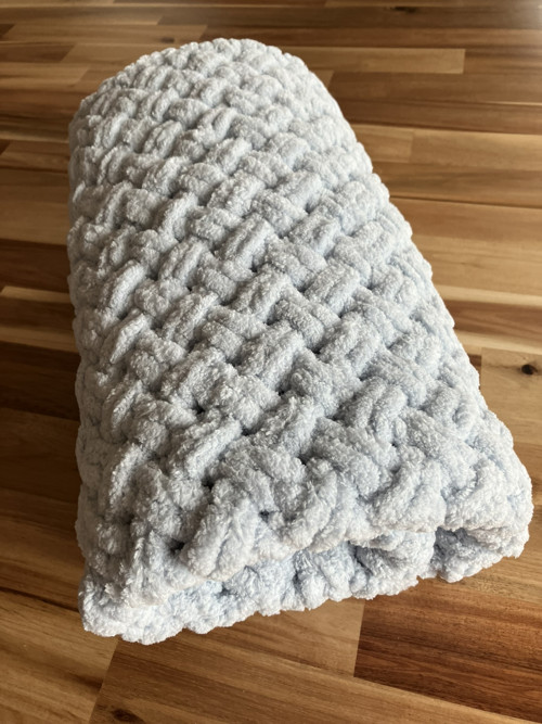 Deka Alize Puffy kouřově modrá — foto 4
