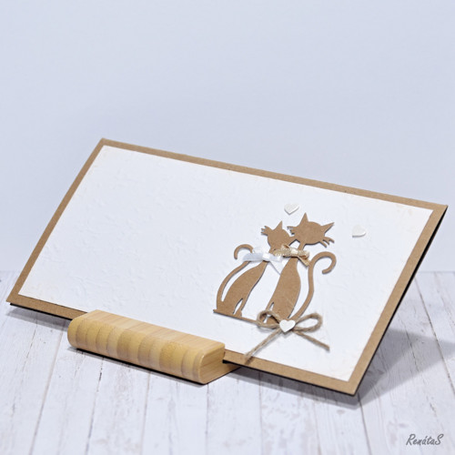 Darovací obálka / přání - Cat wedding — foto 3