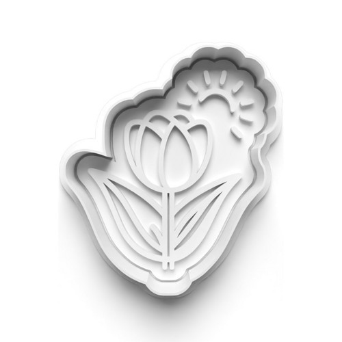Vykrajovátko příroda - tulipán — foto 2