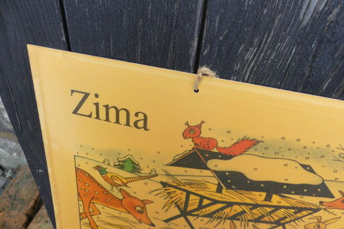 Zima...školní výuková tabule — foto 2