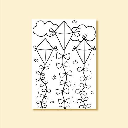 Pohlednice k vybarvení - Draci — foto 2