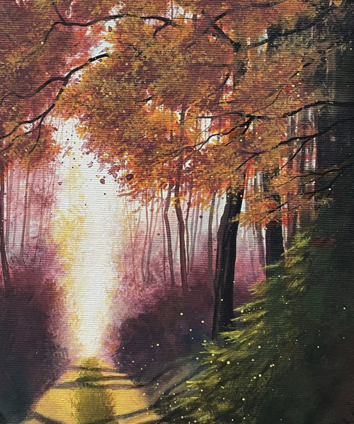 Lesní ticho - 30x30cm — foto 3