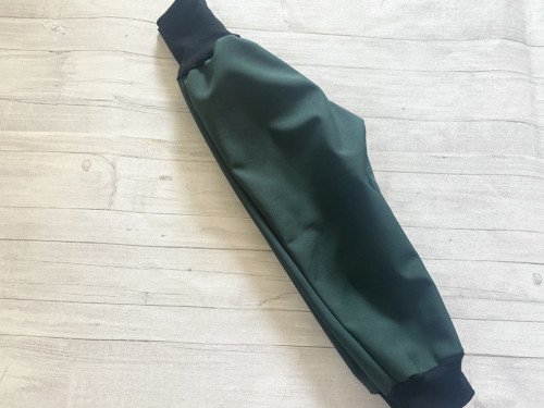 Softshell kalhoty Basic Tm. zelená VEL. 80-146 — foto 3