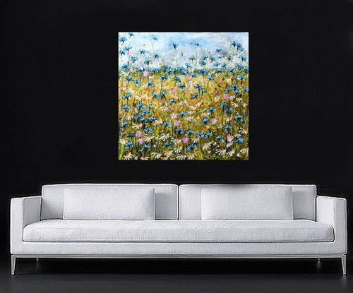 Chrpy......70x70cm — foto 6