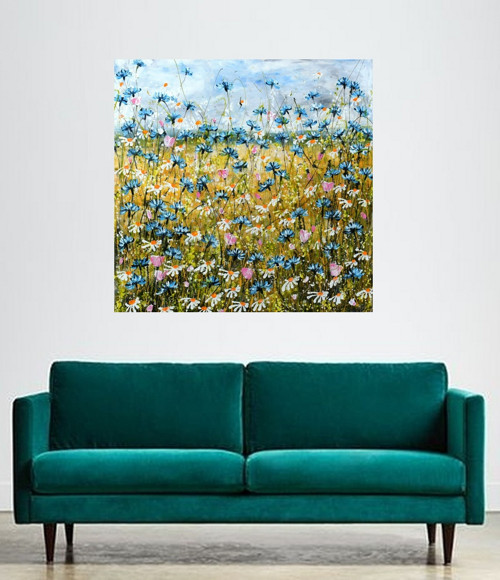 Chrpy......70x70cm — foto 5