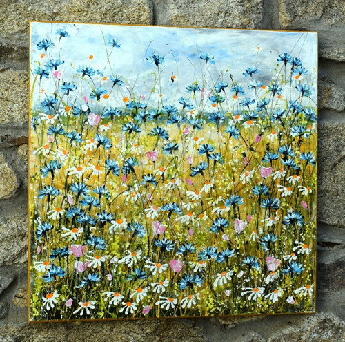 Chrpy......70x70cm — foto 2
