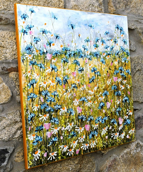 Chrpy......70x70cm — foto 3