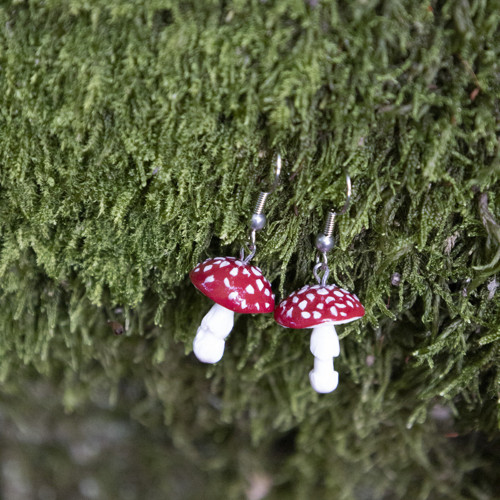 Náušnice - muchomůrky — foto 3