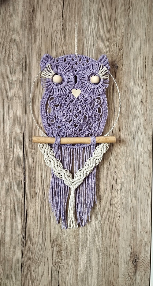 Macramé Sova Fialka LESK — foto 4