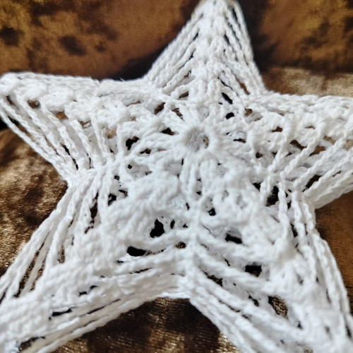 Háčkovaná vánoční hvězda 3D — foto 5