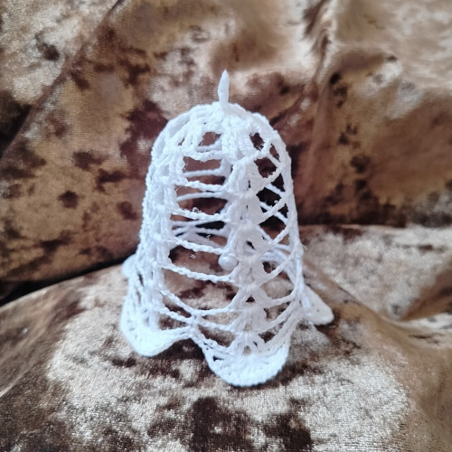 Háčkovaný vánoční zvonek 3D — foto 6