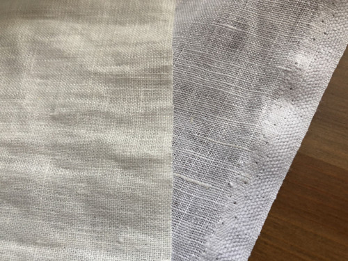Bílý len 150g/m2 — foto 2