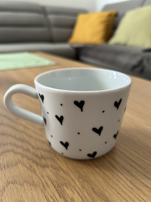 Hrníček - Srdíčka (240 ml) — foto 2