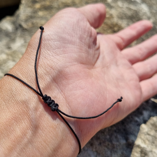 Náramek LABRADORIT šňůrkový 6mm — foto 3