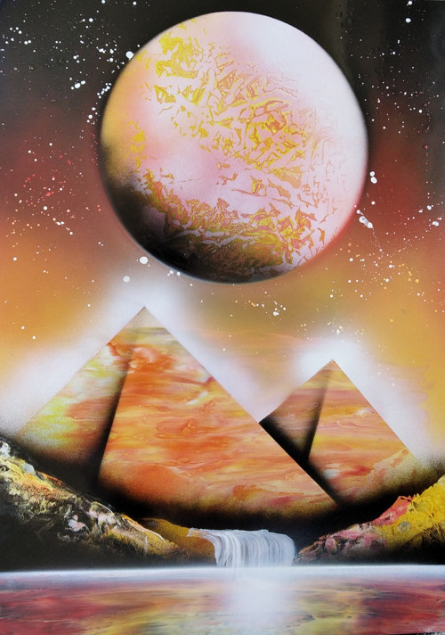 Oranžové pyramidy — foto 2