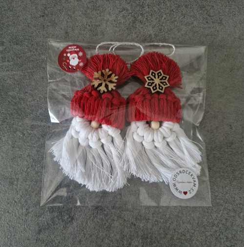 Macramé skřítek 2ks — foto 2