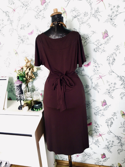 Šaty elegance v čokoládové — foto 5
