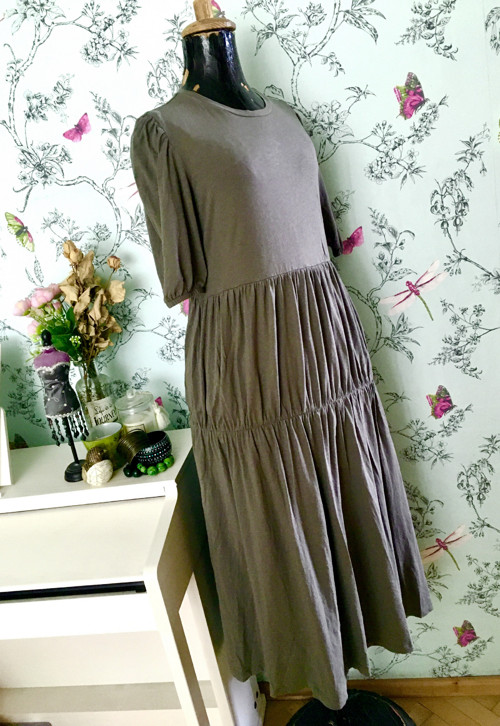 Šaty olivové oversized — foto 3