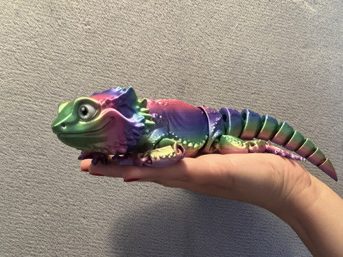 Agama Vousatá - 26 cm - 3D Tisk — foto 2