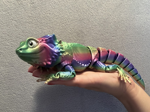 Agama Vousatá - 26 cm - 3D Tisk — foto 2