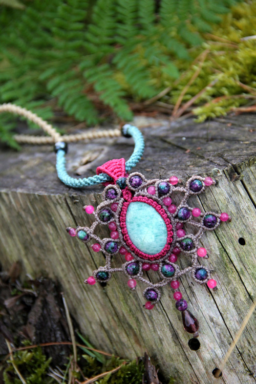 Boho mandala s amazonitem — foto 3