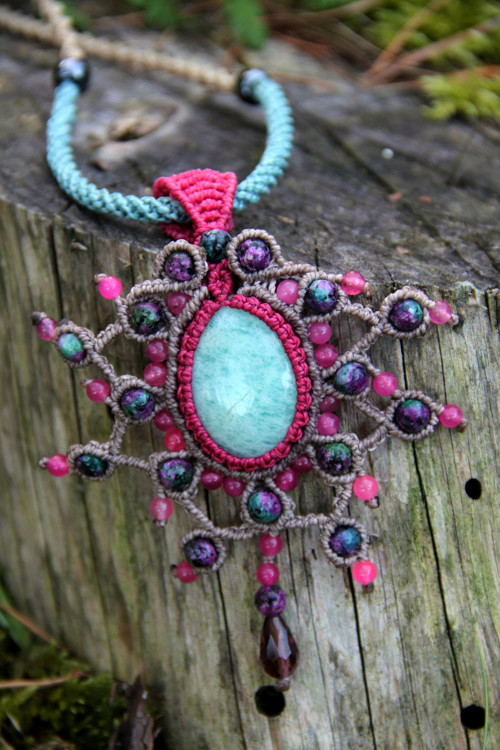 Boho mandala s amazonitem — foto 4