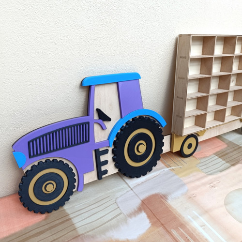 Traktor - police na autíčka barevná — foto 2