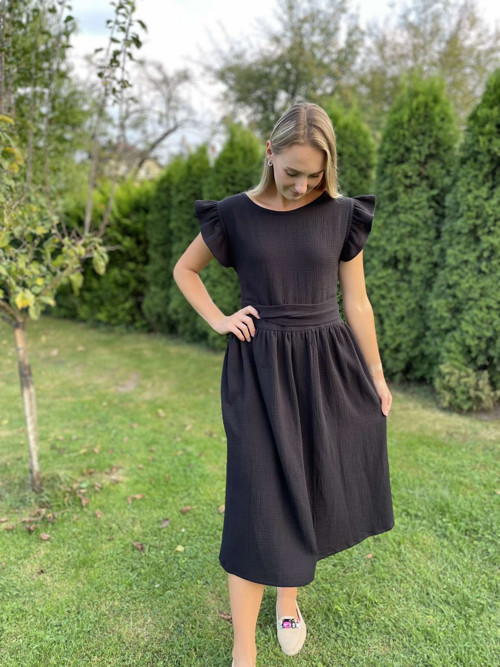 Vázací šaty z mušelínu. — foto 4