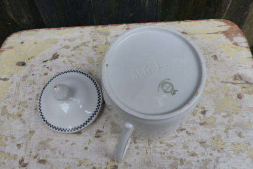 Černozlaté doteky...porcelánová cukřenka — foto 4