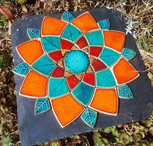 Mandala z keramických komponentů 93 — foto 4