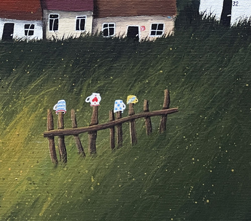 Zapadá slunéčko - 40x40cm — foto 3
