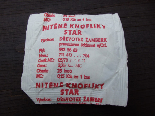 Nitěné knoflíky č. 7 — foto 2